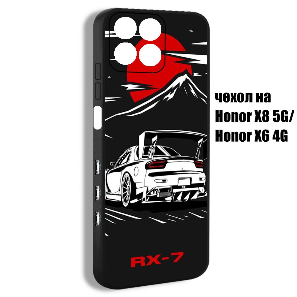 чехол для смартфона Подходит для Honor X8 5G Mazda RX7 FD3S JDM Гонки QTR16  #1