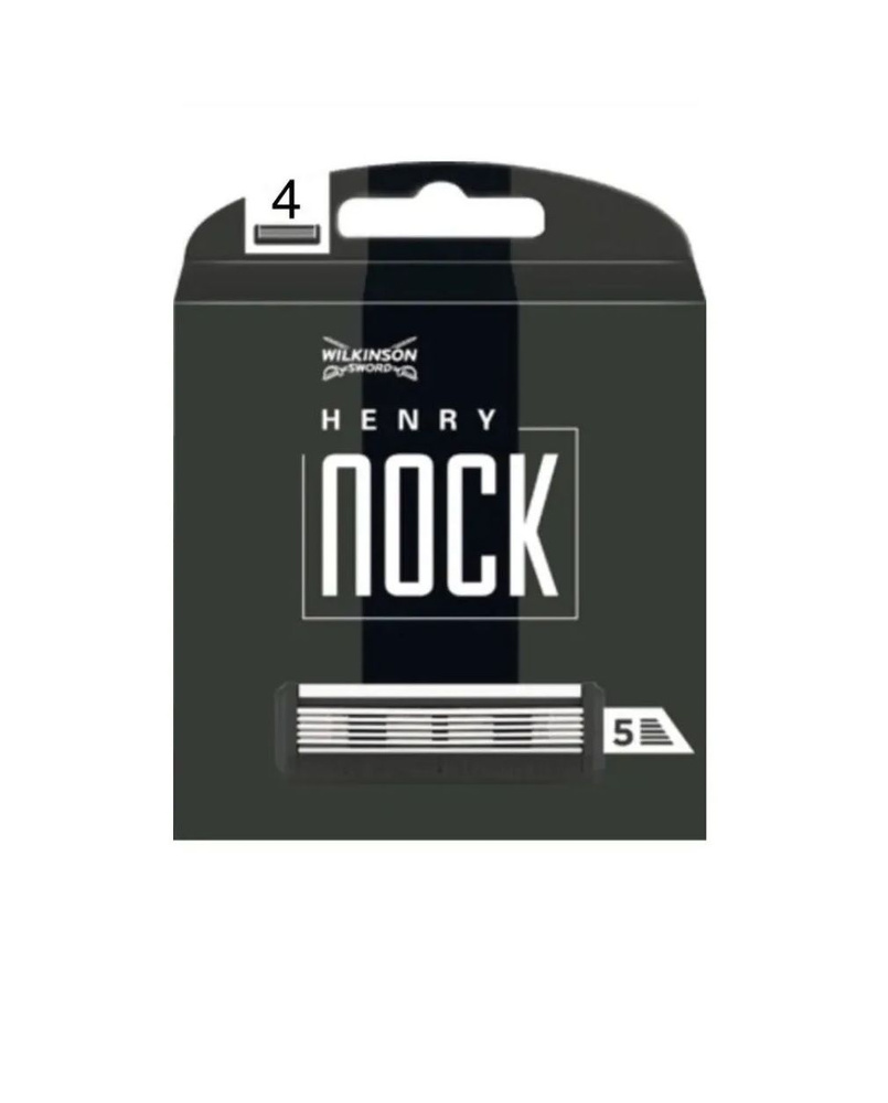 Schick HENRY NOCK / Сменные кассеты для бритвы HENRY NOCK, 4 шт. (крепление Quattro)  #1