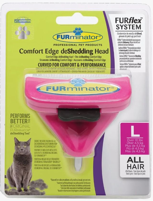 FURminator FURflex Comfort Edge deShedding Head Large Cat / Насадка Фурминатор Фурфлекс против Линьки #1