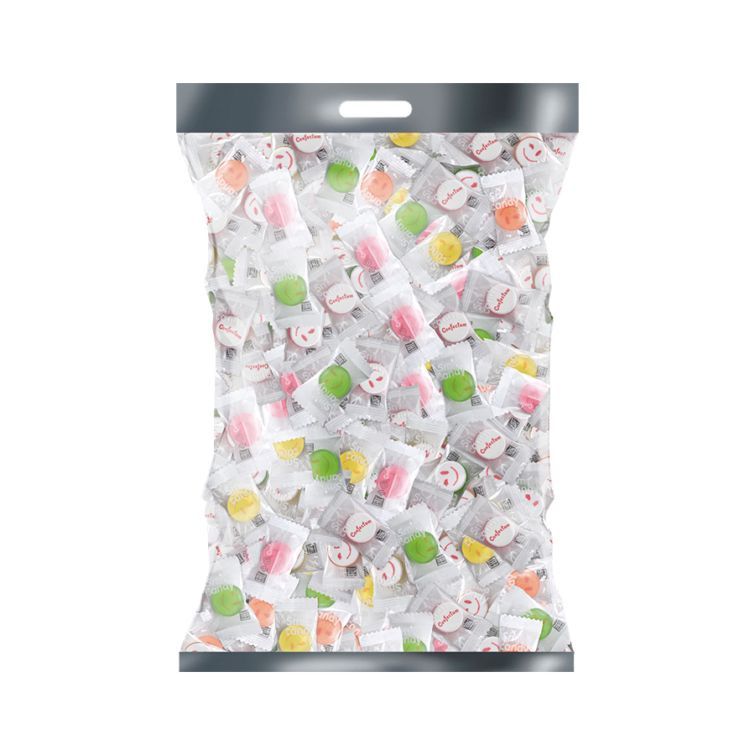 Карамель Confectum Smile Candy МИКС со вкусами: лимон, клубника, манго, арбуз, 1 кг  #1