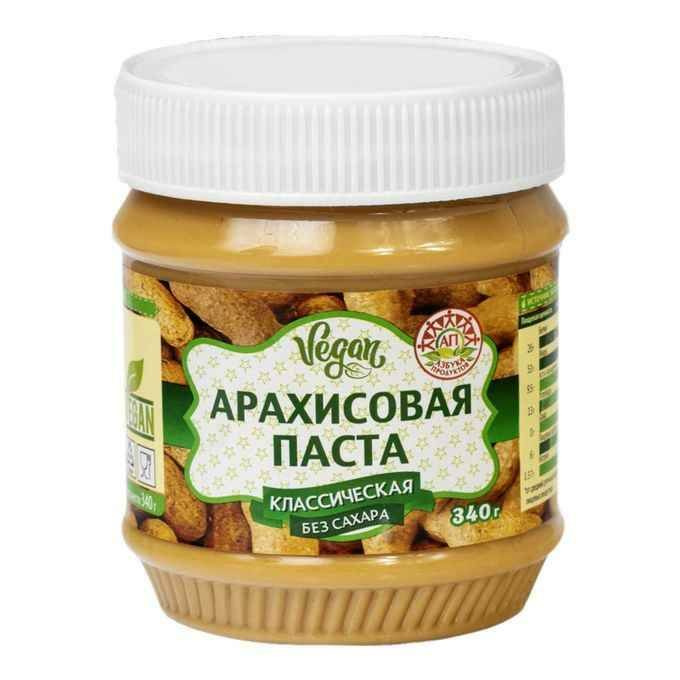 Паста Азбука Продуктов арахисовая без сахара 340 гр*2шт #1