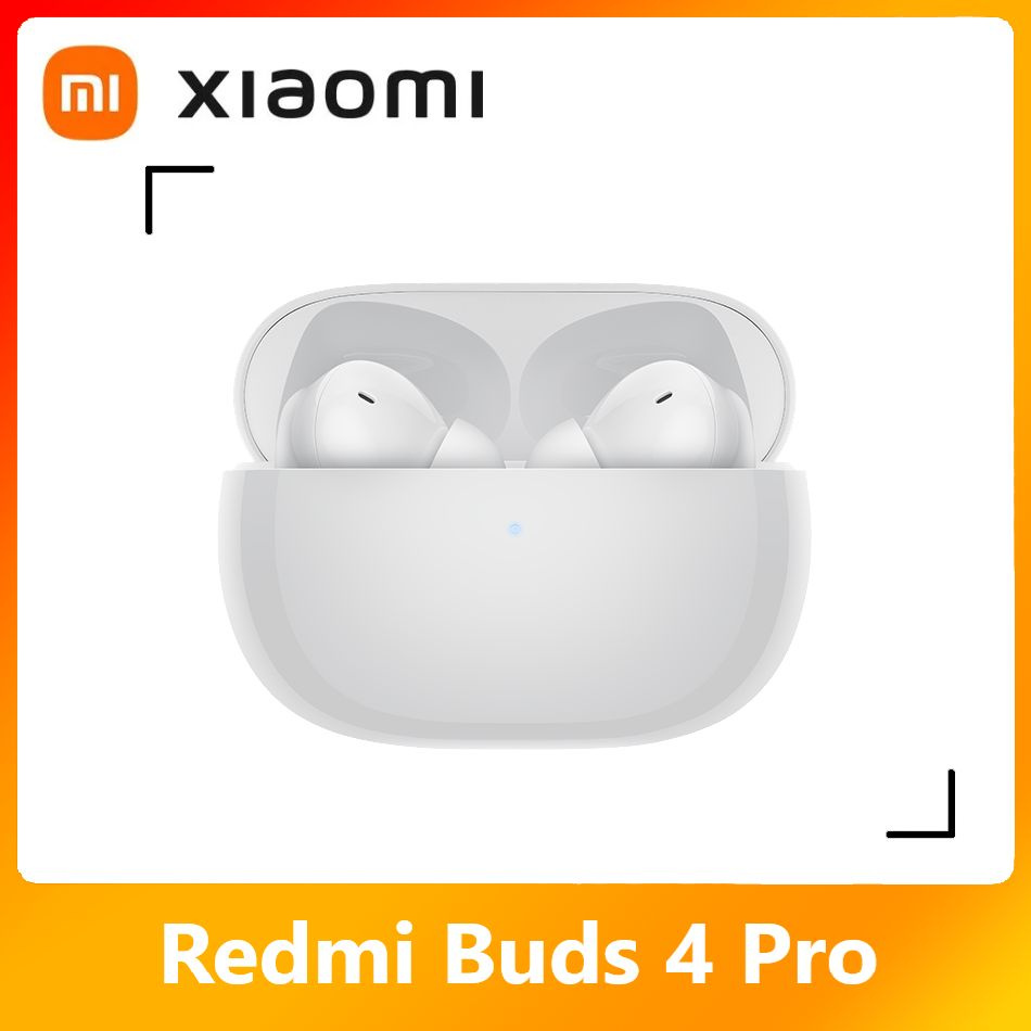 Xiaomi Наушники беспроводные с микрофоном Buds 4 Pro, белый #1