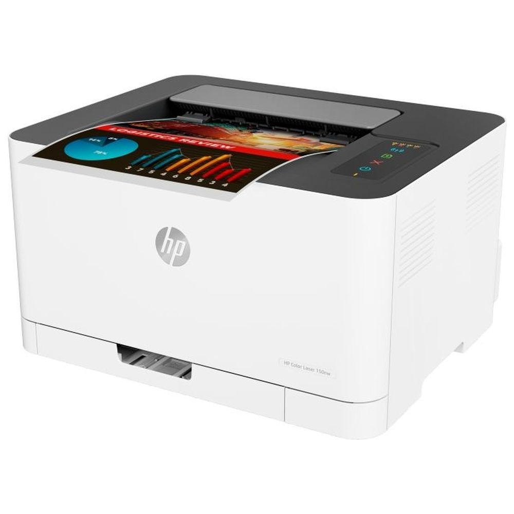 Принтер лазерный HP Color LaserJet 150nw (4ZB95A), A4, WiFi, белый #1