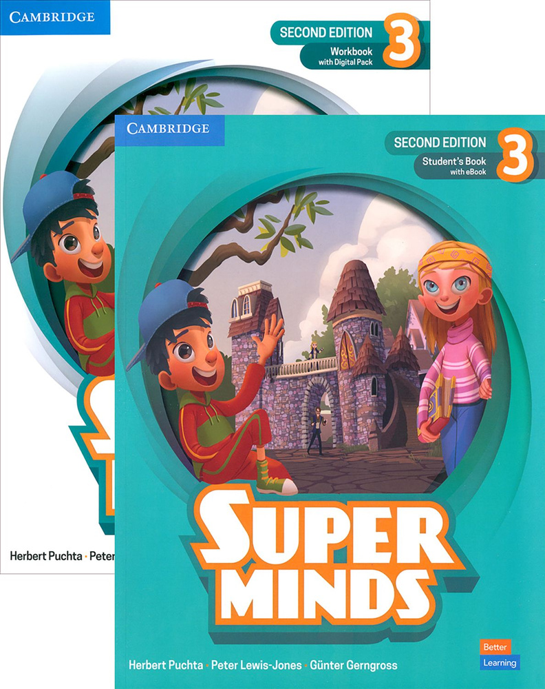 Super Minds. 2nd Edition. Level 3. Student's Book + Workbook / Книга на ...