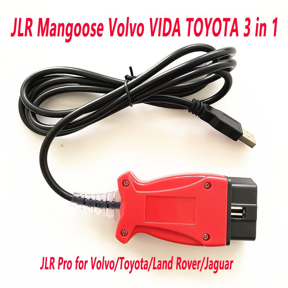 JLR Mongoose для Jaguar / Land Rover + 2014D Volvo VIDA+ V18.00.008 Toyota TIS 3-в-1 сканер  #1