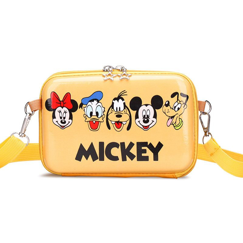 Сумочка детская на плечо Mickey , цвет - желтый, жесткая пластиковая конструкция / сумка Микки Маус для #1