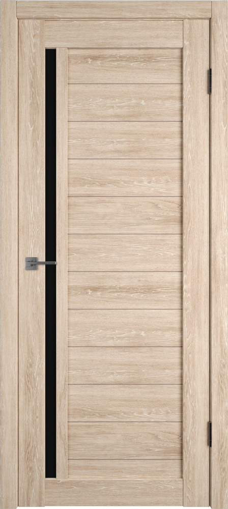 Владимирская Фабрика Дверей Дверь межкомнатная Sand vellum, МДФ, 600x2000, Со стеклом  #1