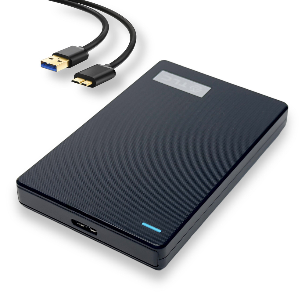 TLC Tech Link Company 750 ГБ Внешний жесткий диск (Portable Накопитель HDD 2,5" USB 3.0), черный  #1