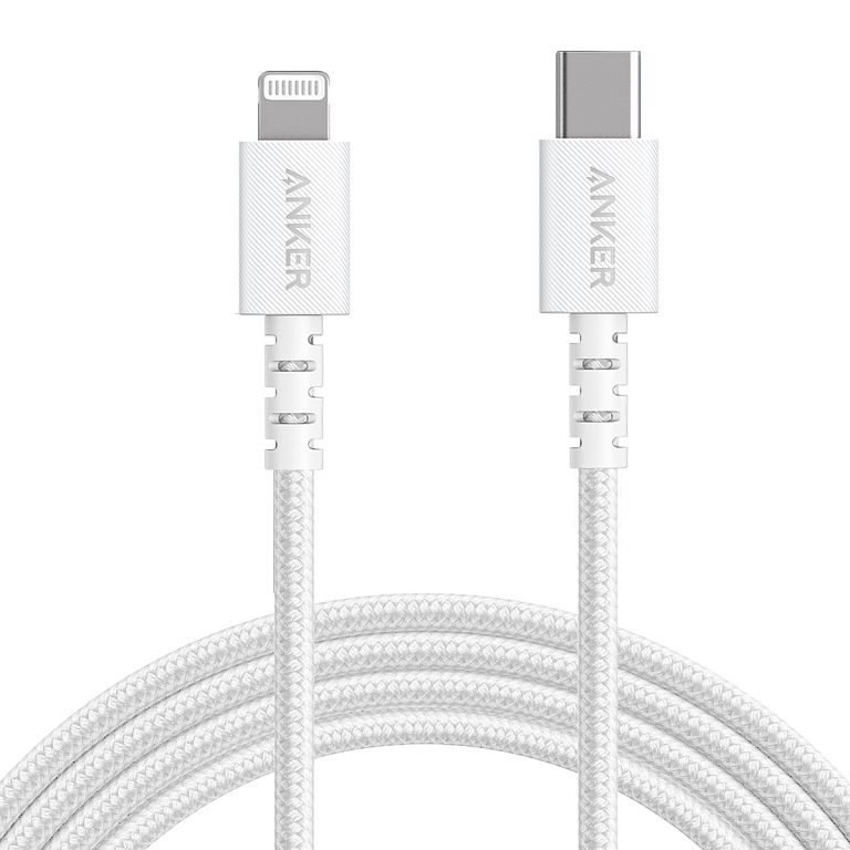 Anker Кабель питания USB Type-C/Apple Lightning, 0.9 м, белый #1