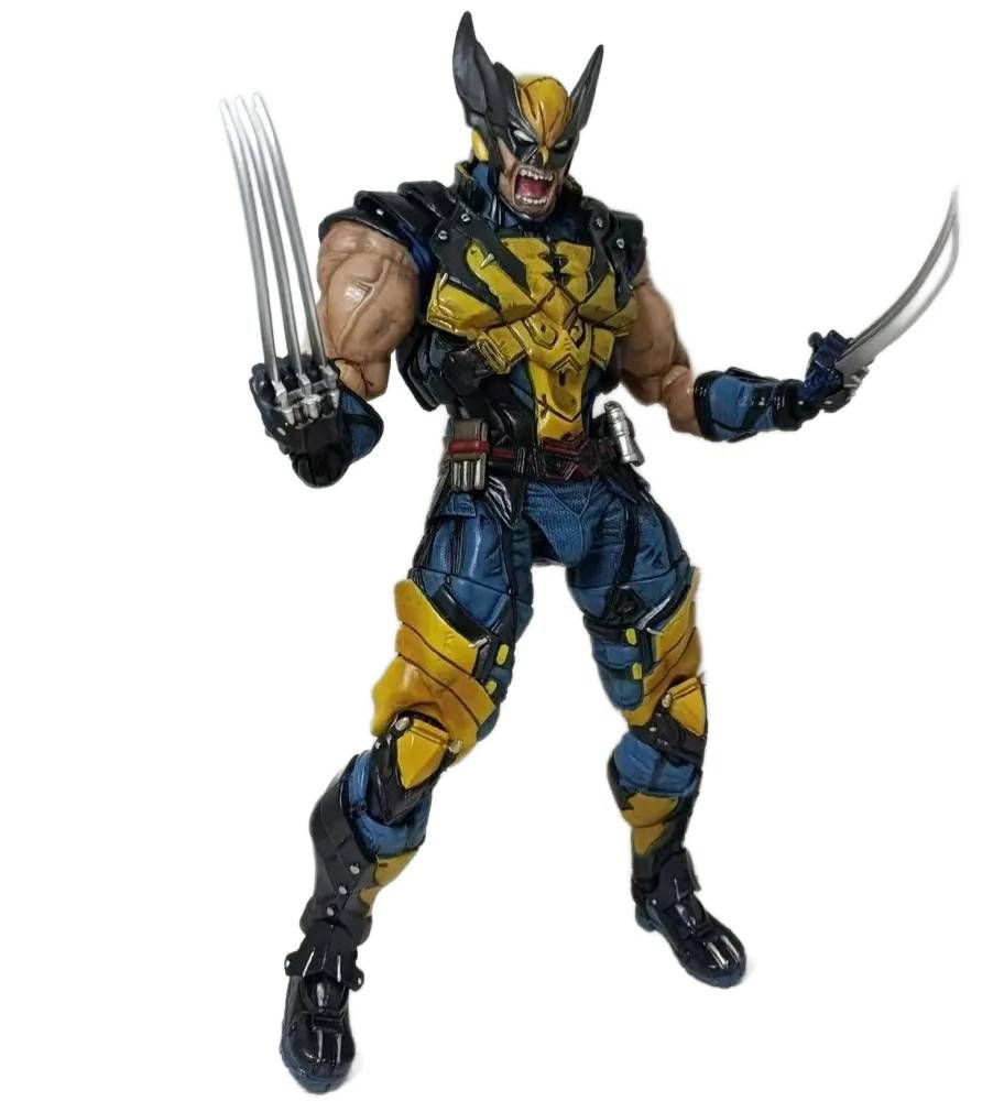 Подвижная фигурка Росомаха - Wolverine X-man 28 см - купить с доставкой по  выгодным ценам в интернет-магазине OZON (735787607)