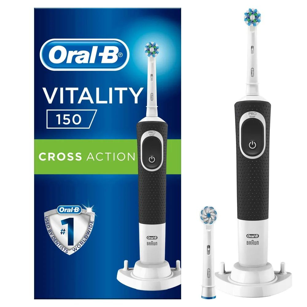 Oral-B Электрическая зубная щетка Vitality D150, черный #1