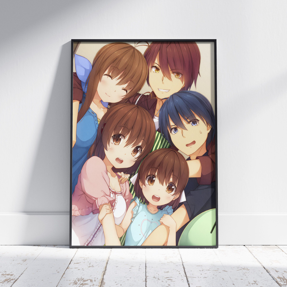 Плакат на стену для интерьера Кланнад (Clannad 5) - Постер по аниме формата А4 (21x30 см)  #1