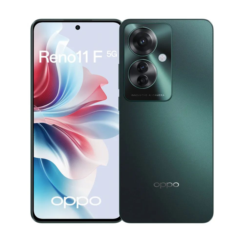 OPPO Смартфон RENO 11F 5G (8+256) Ростест (EAC) 8/256 ГБ, зеленый