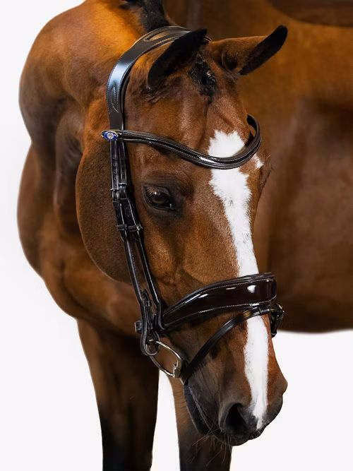 Уздечка для лошади/Оголовье для лошади (PS OF SWEDEN CHANGE DELUXE) FULL темно-коричневая  #1