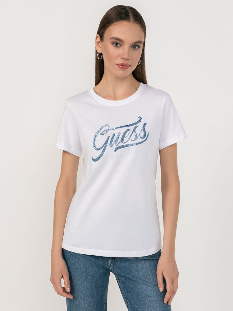 Футболка GUESS SS CN STONES&EMBRO T #1