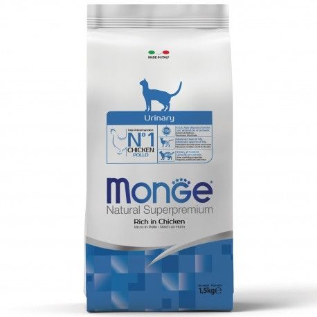 MONGE CAT URINARY/Сухой корм для кошек с проблемами мочевыделительной системы, 1,5 кг. ПРОИЗВЕДЕНО В #1