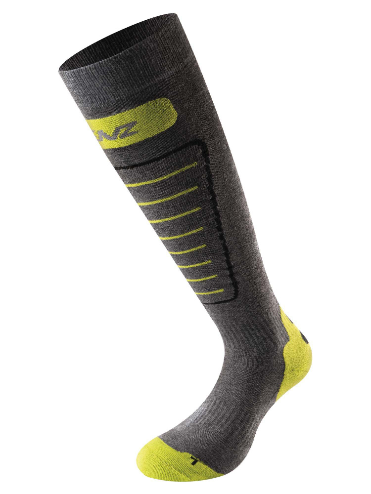 Носки Lenz Skiing 1.0 Grey/Lime (Eur:45-47) #1