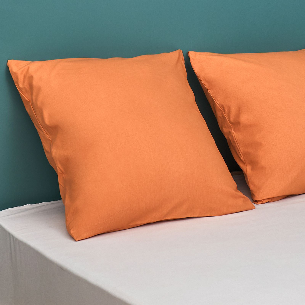 Комплект наволочек перкаль 70х70 (2 шт.) "Cozy Home" Night Ocean рис. 24370 - 17 Orange  #1