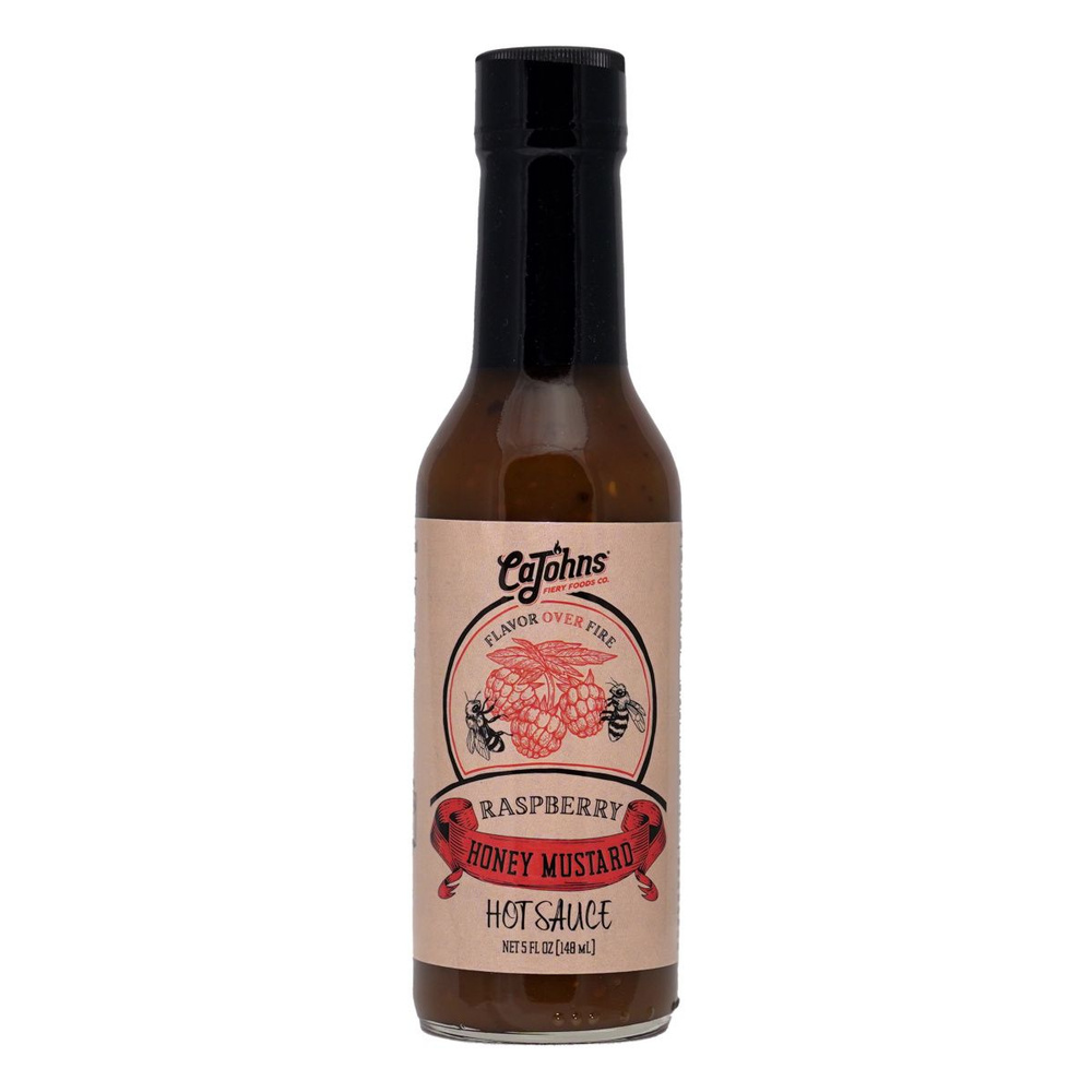 Острый Соус CaJohn's Raspberry Honey Mustard Hot Sauce с перцем Халапеньо Jalapeno Pepper (США)  #1