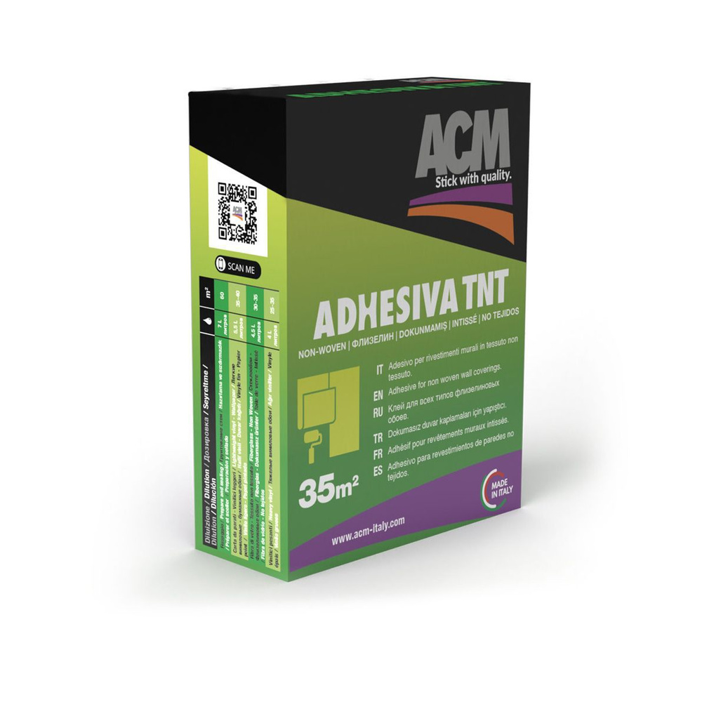 Клей ACM для флизелиновых обоев Adhesiva TNT, 165 г #1