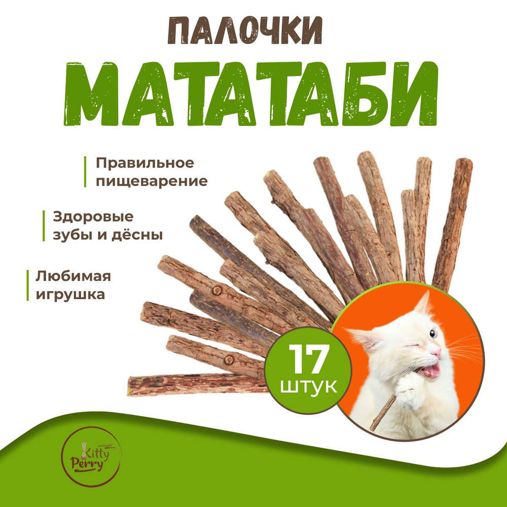 Игрушка для кошек палочки мататаби с эффектом кошачьей мяты для чистки  зубов, набор 10 штук - купить с доставкой по выгодным ценам в  интернет-магазине OZON (356873288)