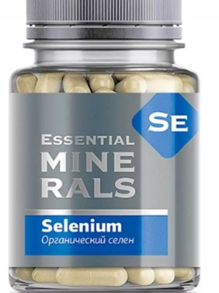 Essential Minerals Органический селен Selenium, 60 капсул по 410 мг ...