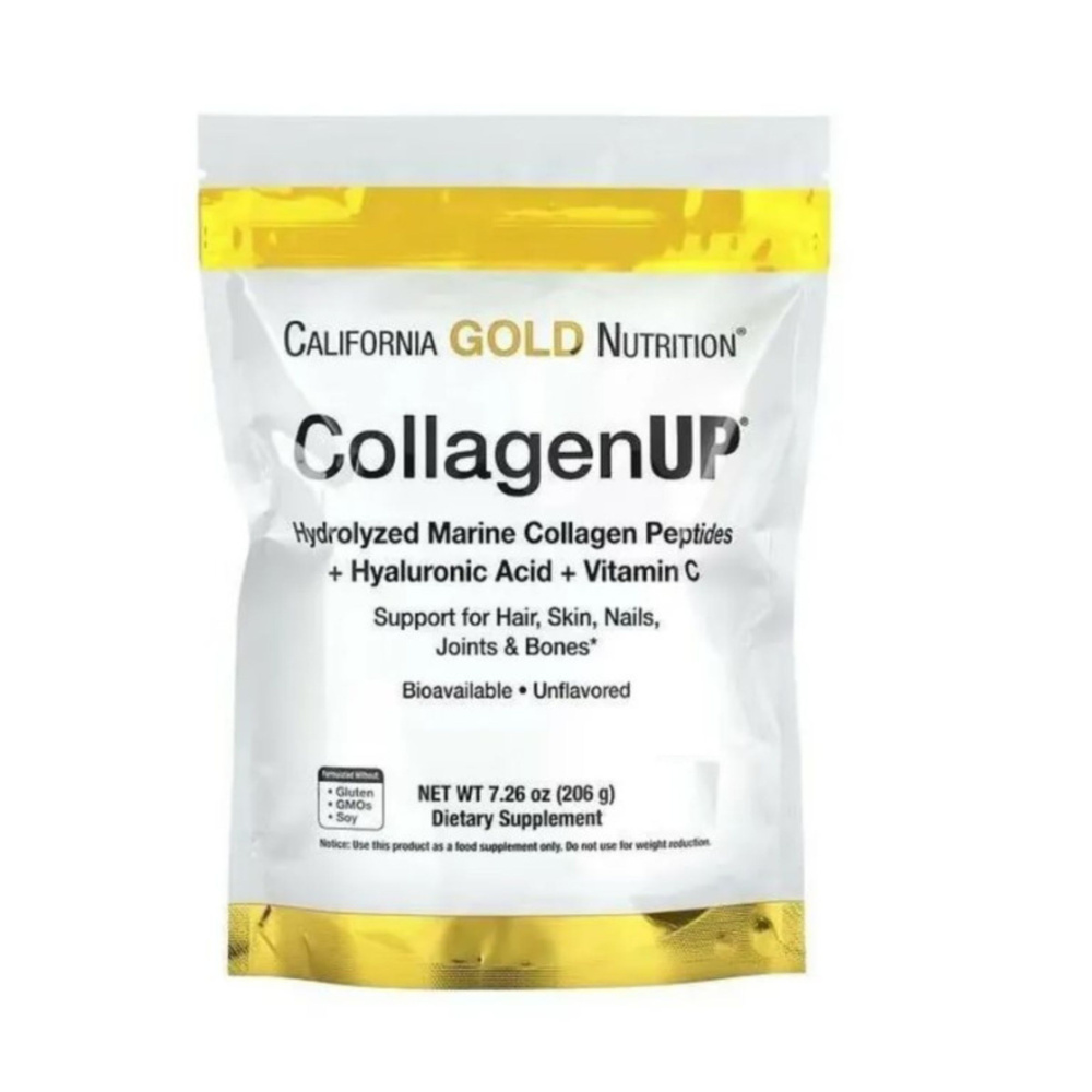 California Gold Nutrition, CollagenUP, гидролизованные пептиды морского ...