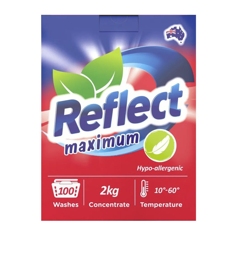 Стиральный порошок концентрированный Reflect Maximum, 2 кг 1шт - купить ...