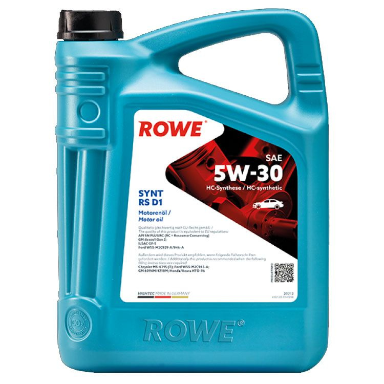 ROWE hightec synt rs d1 sae 5w-30 5W-30 Масло моторное, НС-синтетическое, 5 л  #1