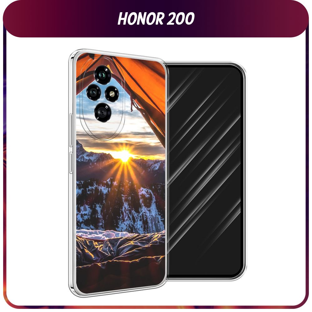 Силиконовый чехол на Honor 200 / Хонор 200 "Горы 7" #1