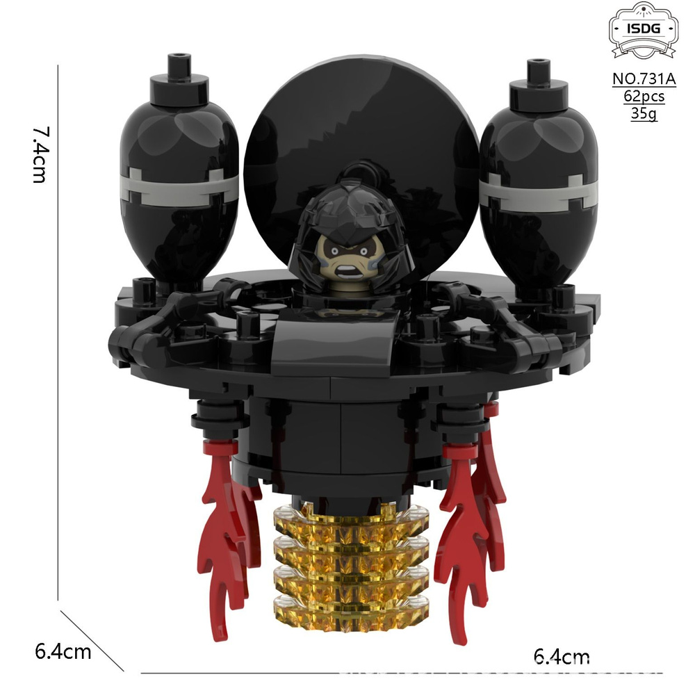 Аниме фигурок минифигурки,Скибиди туалет(Skibidi Toilet) совместим с LEGOe ISDG731  #1