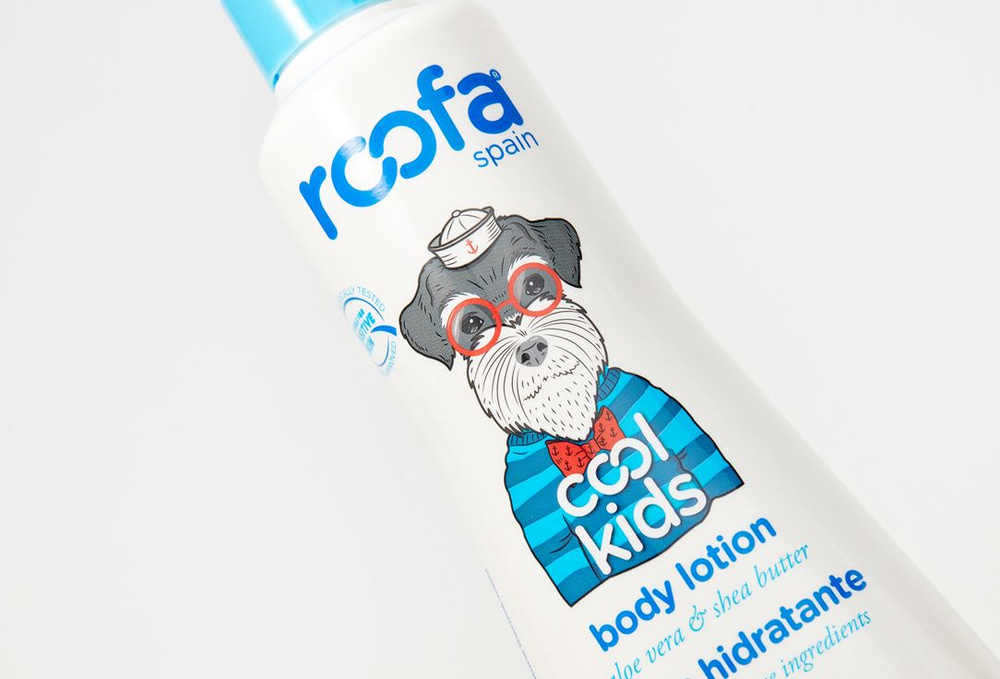 Детский лосьон для тела с алоэ вера и маслом шиROOFA SPAIN Cool kids body lotion  #1