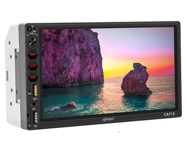 Автомагнитола Eplutus CA713 2 Din c встроенным монитором 7" LCD сенсорный, 800х480, MP3, SD, USB, AUX, #1