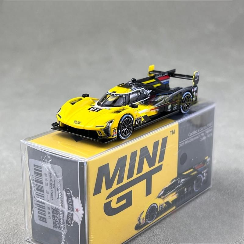 TSM MODEL MINI GT Seriers 1/64 4台セット Машинка TSM Mini GT 1/64 #708 Cadillac V-Series.R 01 2023 IMSA