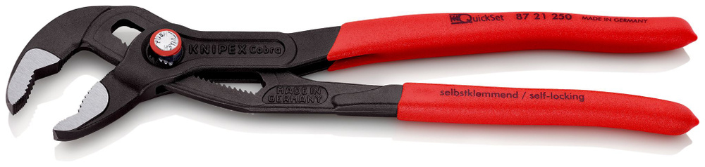 Клещи KNIPEX Cobra QuickSet черненая 250 мм 8721250 #1