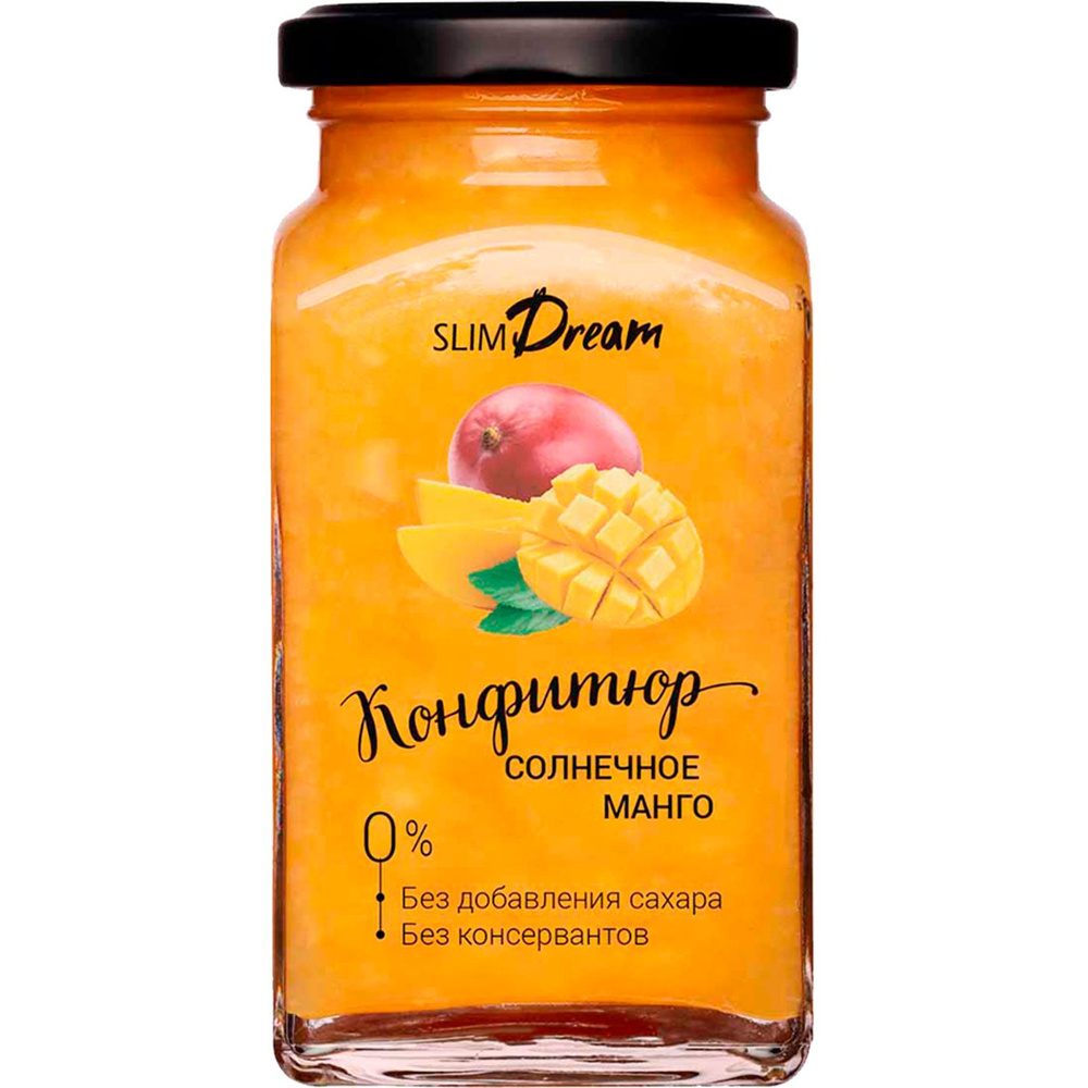 Конфитюр SLIMDREAM из манго без сахара, 300г - купить с доставкой по ...