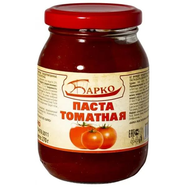 Барко Томатная паста, 270 гр #1