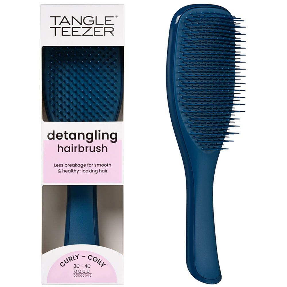 Tangle Teezer Расческа The Wet Detangler Naturally Curly Galactic Blue. Товар уцененный  #1