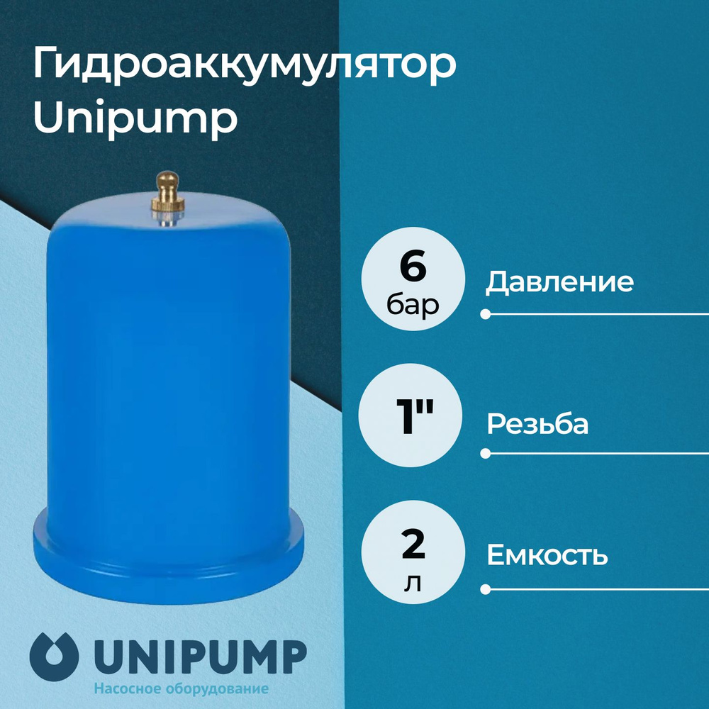 Гидроаккумулятор Unipump вертикальный 2 л #1