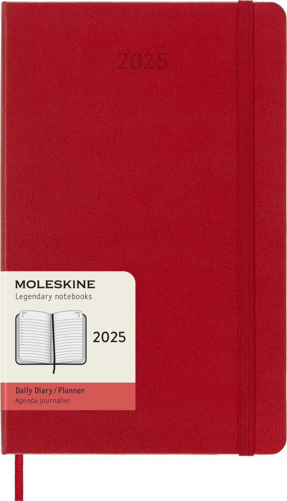 Ежедневник Moleskine CLASSIC Large 130х210 мм 400 страниц датированный 2025г  #1