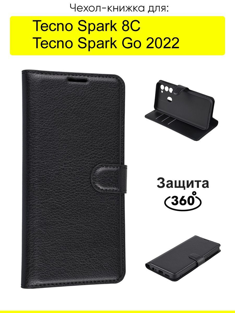 Чехол для Tecno Spark 8C / Spark Go 2022, серия PU #1