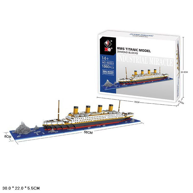 Конструктор Титаник 1860 мини - деталей - купить с доставкой по ...