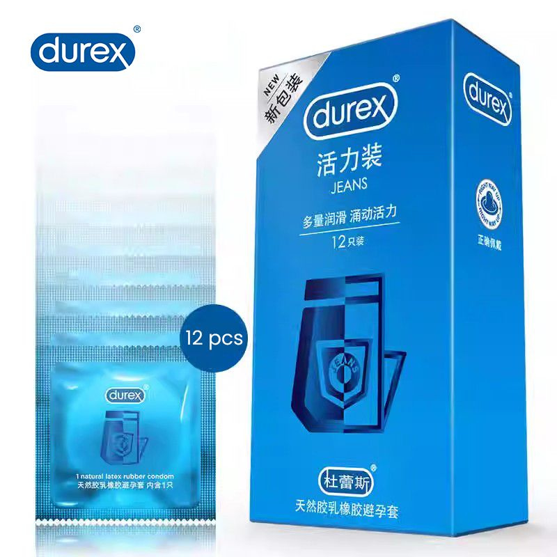 Латексные презервативы из натурального каучука Durex,Jeans,12 шт.  #1