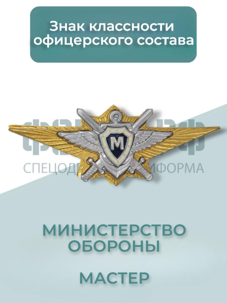 Знак классности офицерского состава МО Мастер #1