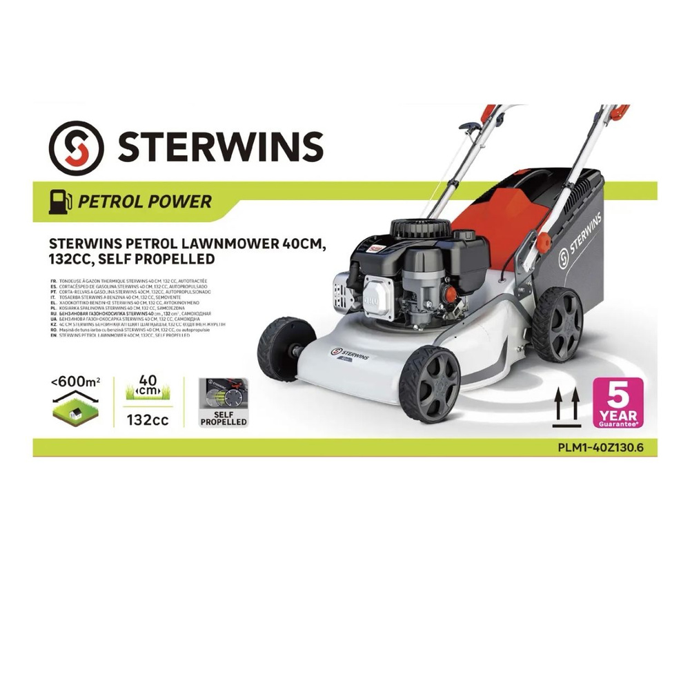 Газонокосилка бензиновая самоходная Sterwins BS300 2.3 л.с. 40 см  #1