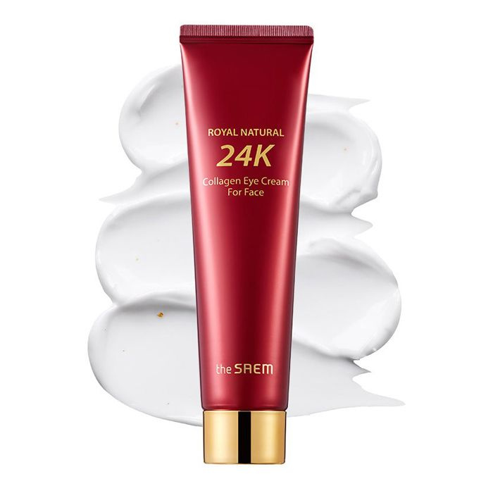 The Saem Антивозрастной крем для лица и кожи вокруг глаз 100 мл Royal Natural 24K Collagen Eye Cream #1