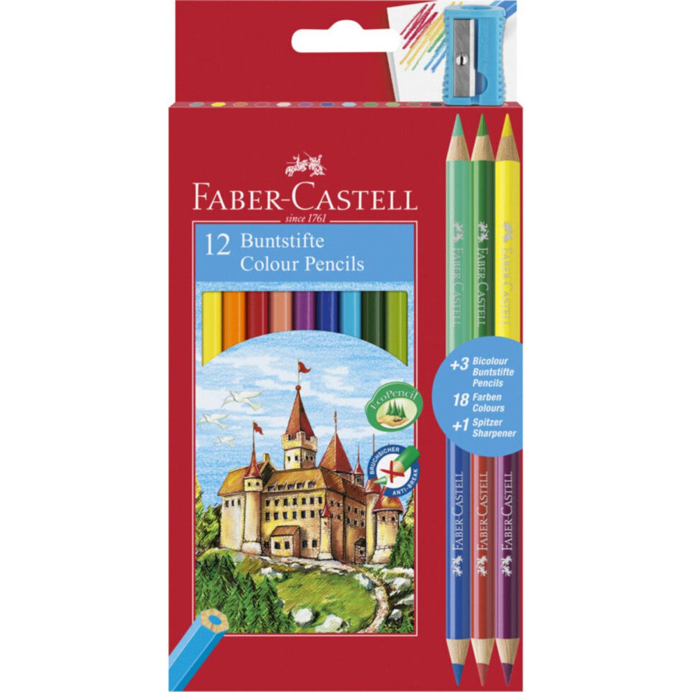 Faber-Castell Набор карандашей, вид карандаша: Цветной, 16 шт. #1