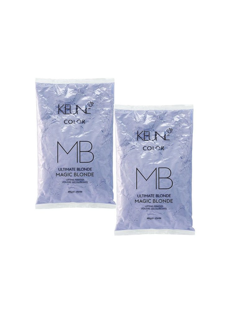 KEUNE UB MAGIC BLONDE RE-FILL - Осветляющая пудра Ультимейт Волшебный блонд, 2 x 500 g  #1