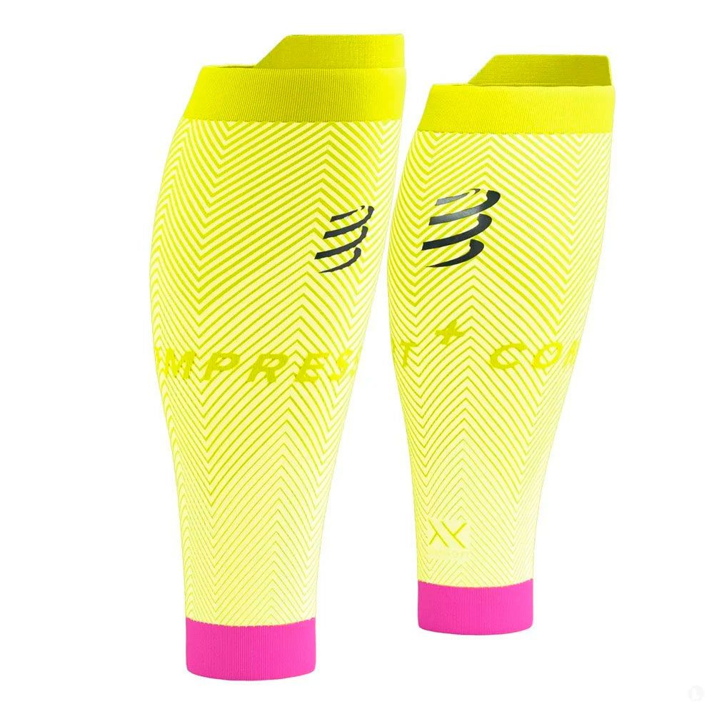 Гетры компрессионные Compressport желтый #1