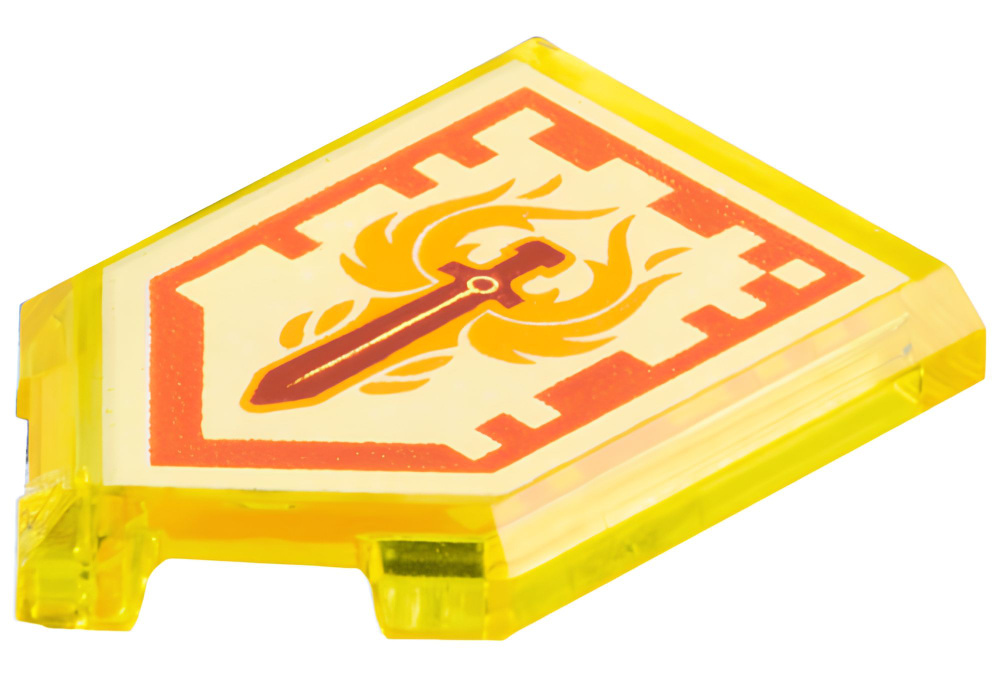 Пятиугольная плитка Lego Tile, Modified 2 x 3 Pentagonal with Nexo ...